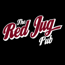 Load image into Gallery viewer, Red Jug Pub Script Hooded Sweatshirt
