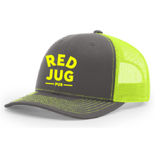 Load image into Gallery viewer, Red Jug Panel Trucker Hat
