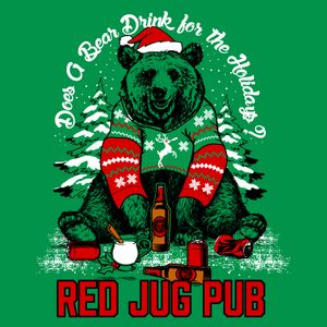 Red Jug Pub Binghamton Holiday Bear LST