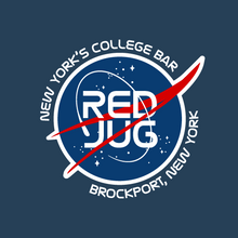 Load image into Gallery viewer, Red Jug Pub Brockport Catch A Buzz Flag
