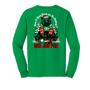 Red Jug Pub Oneonta Holiday Bear LST