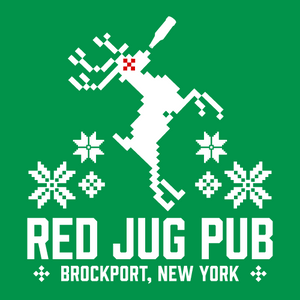 Red Jug Pub Brockport Holiday Bear LST