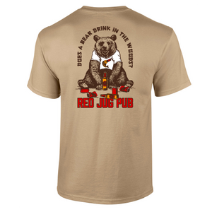 Red Jug Pub Brockport "Does A Bear?" T-Shirt