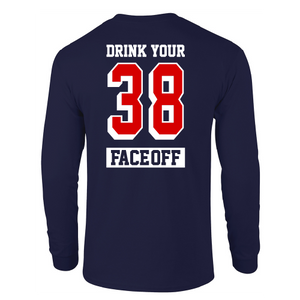 Red Jug Pub Brockport New York Hockey Long Sleeve T-Shirt