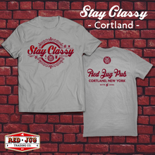 Load image into Gallery viewer, Red Jug Pub Cortland Stay Classy T-Shirt
