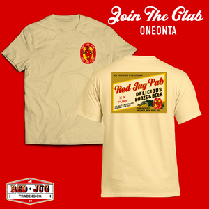Red Jug Pub Oneonta Join the Club T-Shirt