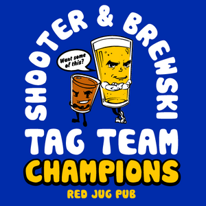 Red Jug Pub Oneonta Shooter & Brewski T-Shirt