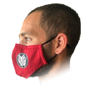 Red Jug Pub Face Mask with Straw Hole