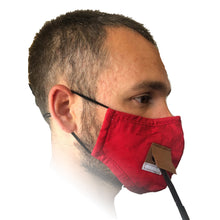 Load image into Gallery viewer, Red Jug Pub Face Mask with Straw Hole
